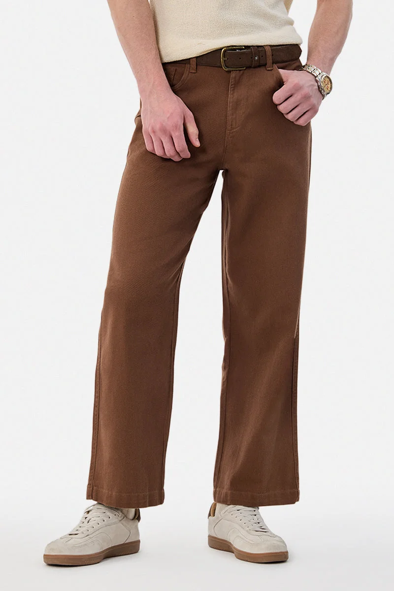 سنيتش 100% Cotton Relaxed Fit Trousers